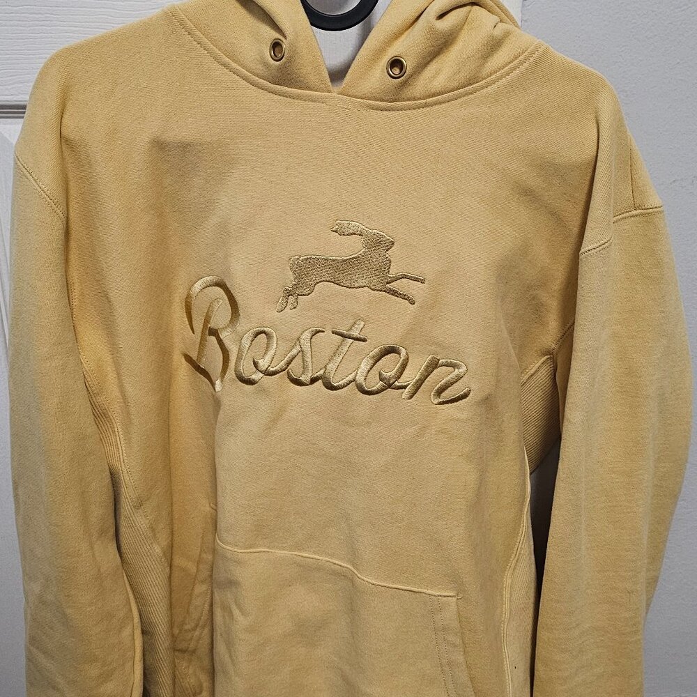 Tracksmith Trackhouse Sweatshirt, Limited Gold Boston Hoodie